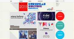 Desktop Screenshot of culturecongress.eu